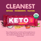 BEST ORGANIC KETO BAR “CRUNCHY” Peanut Butter & Jelly (4ct)